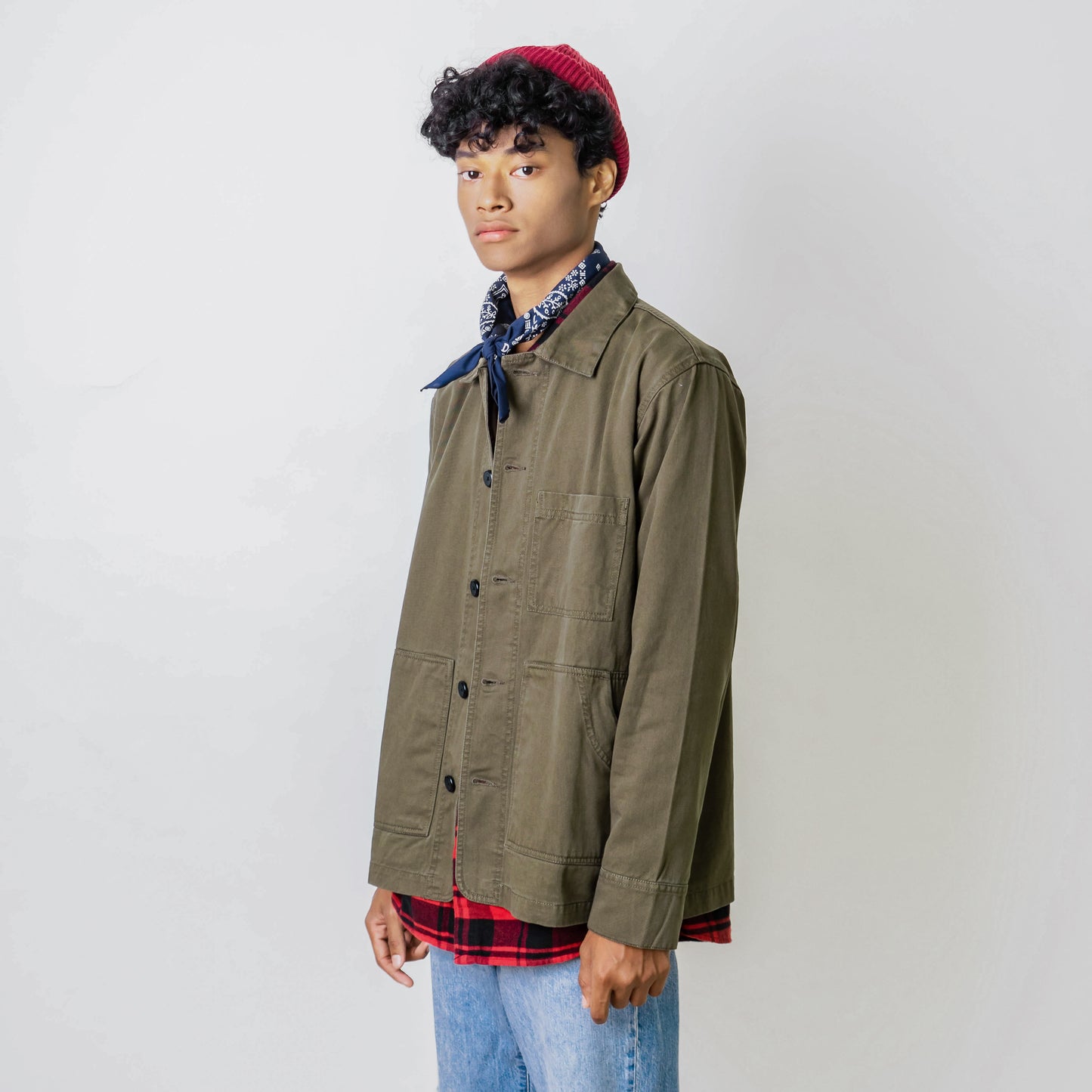 Patch Coverall Olive