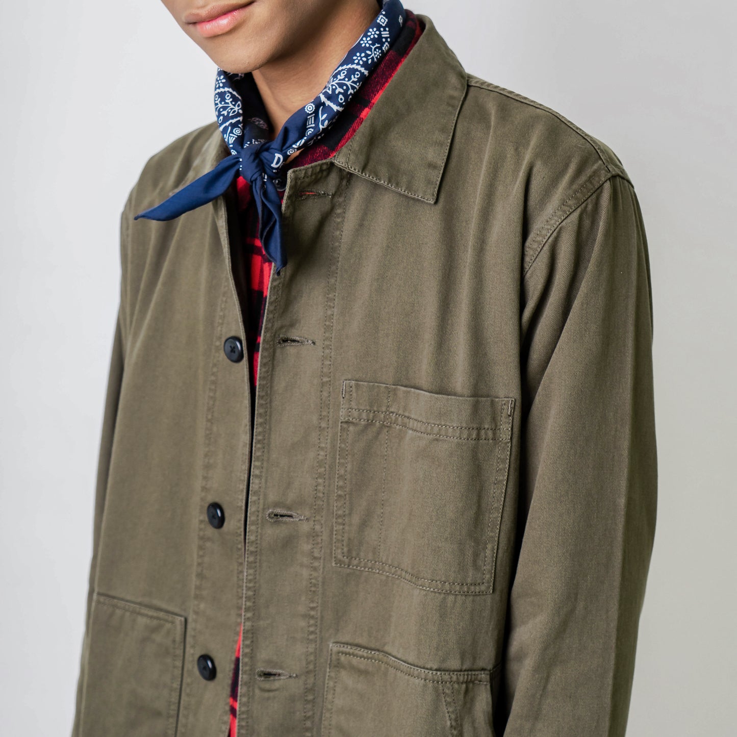 Patch Coverall Olive