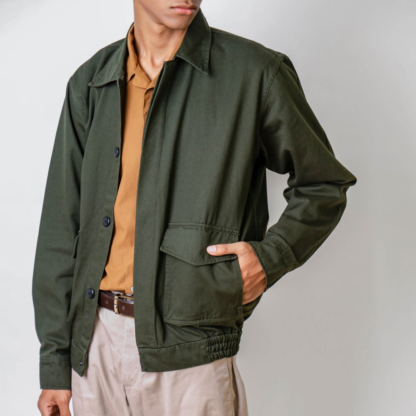 Work Bomber Olive