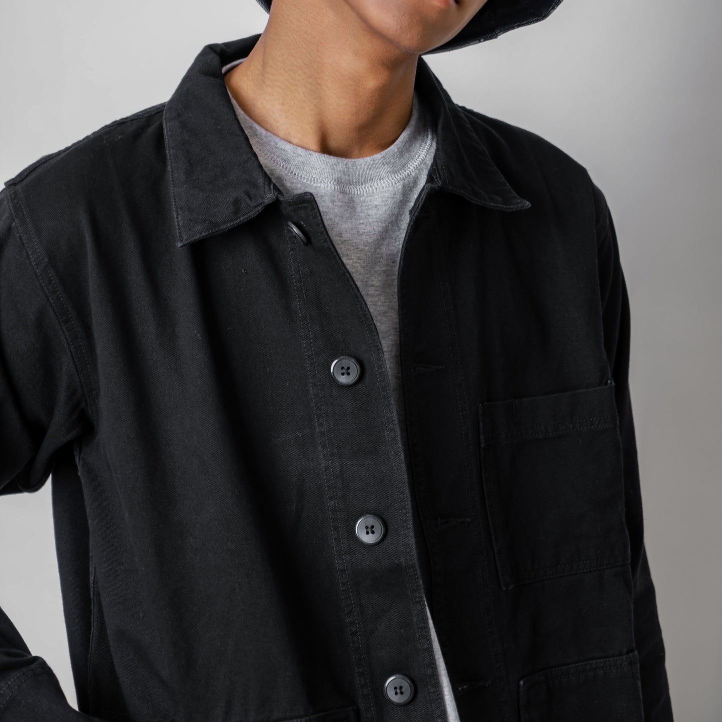 Patch Coverall Black