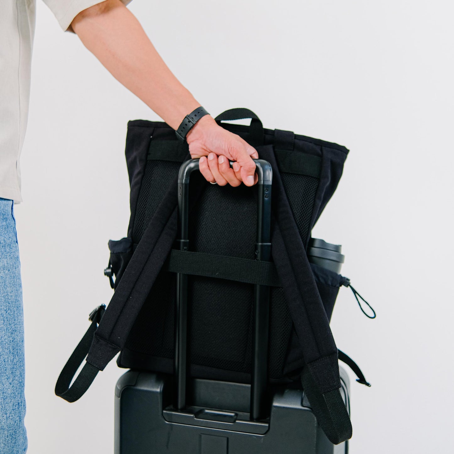 Black Everyday Two-Way Oversize Totepack