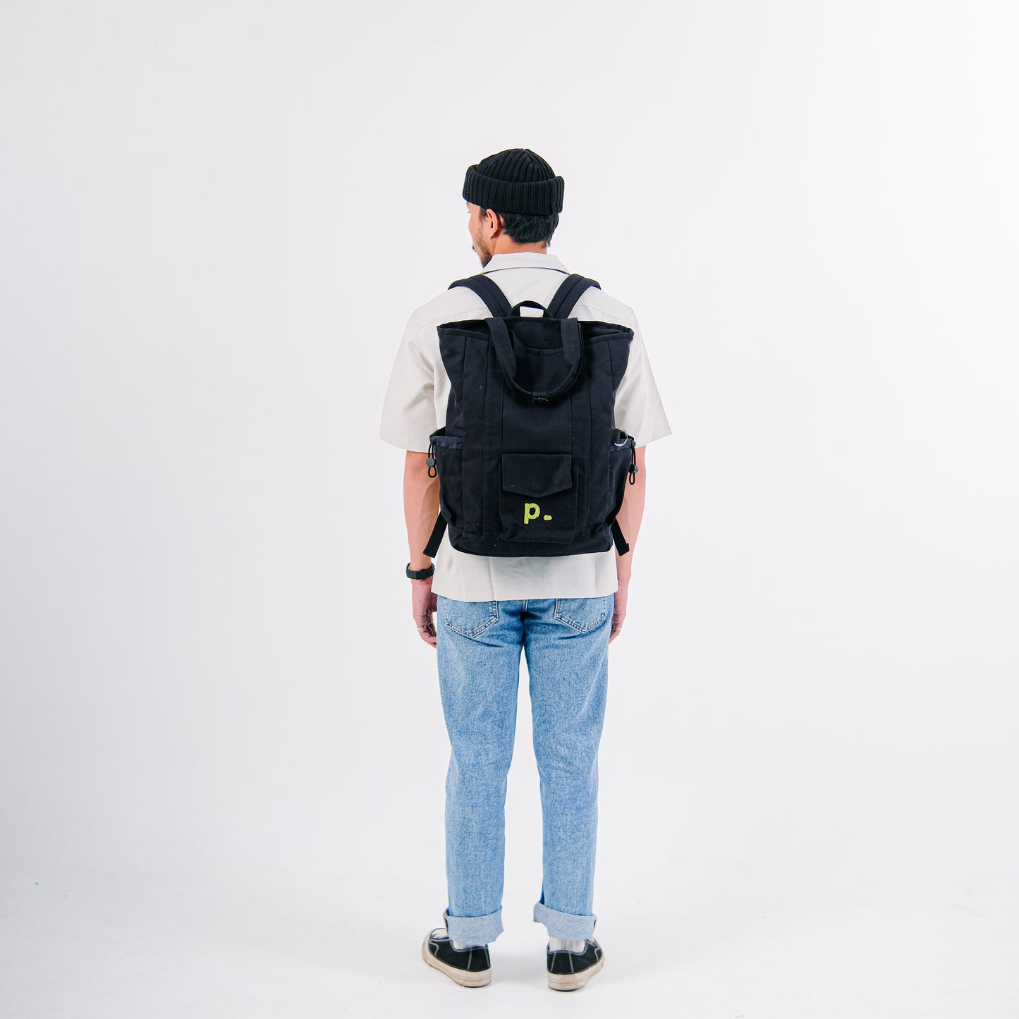 Black Everyday Two-Way Oversize Totepack