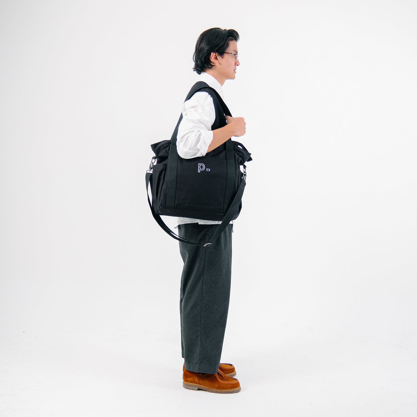 Black Everyday Totebag 3.0 (WH)