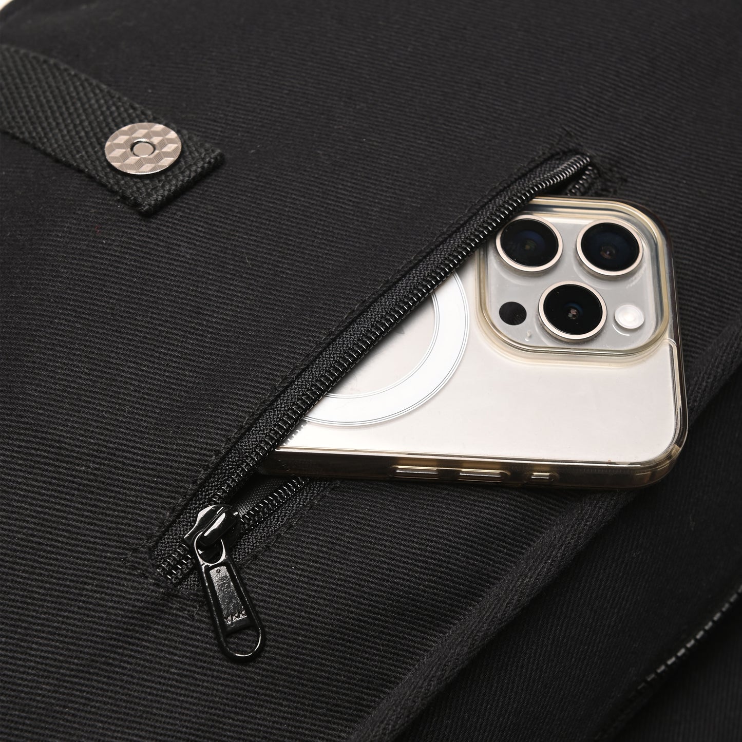 Black Everyday Post Sling Bag