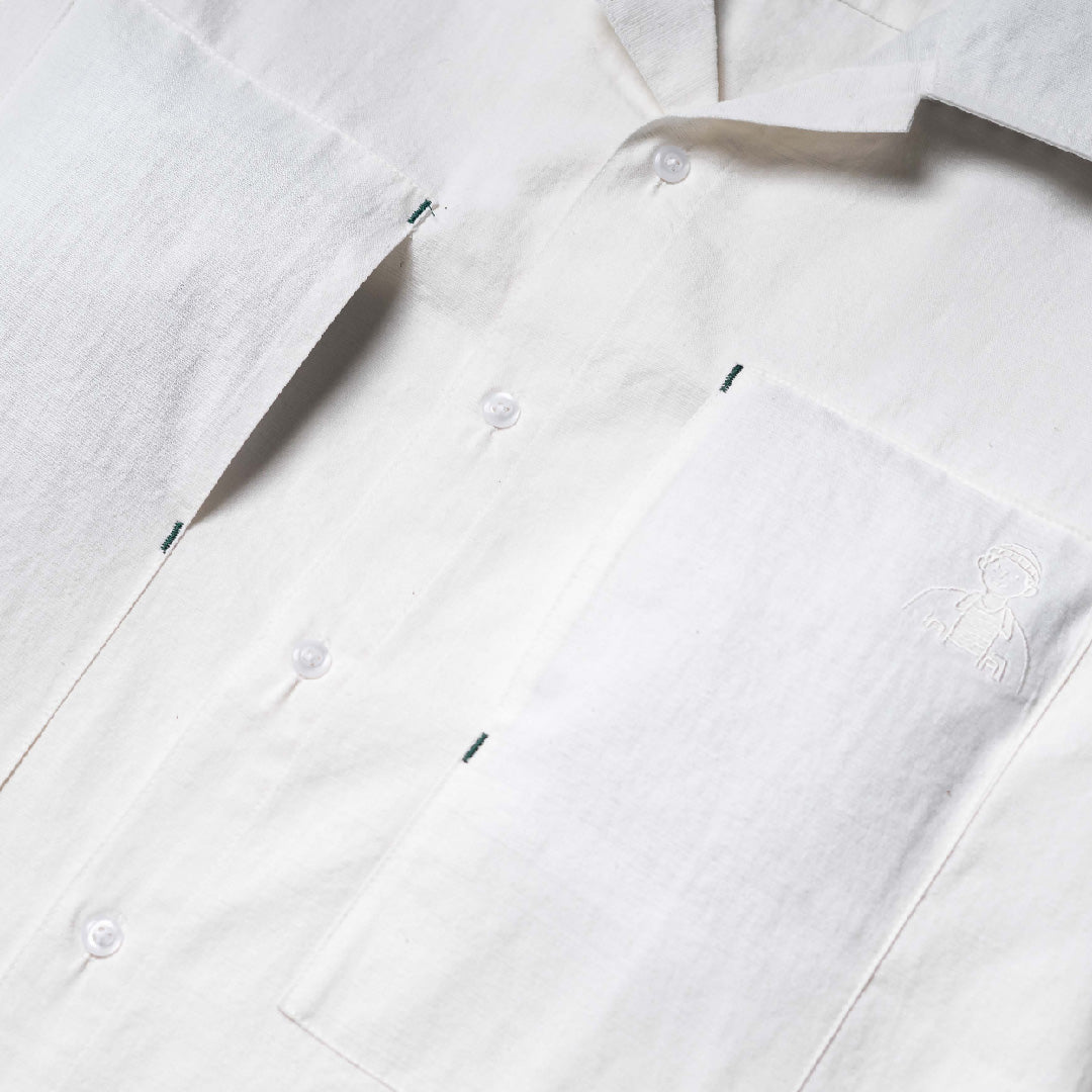 Peoplefeed Wash White Shirt