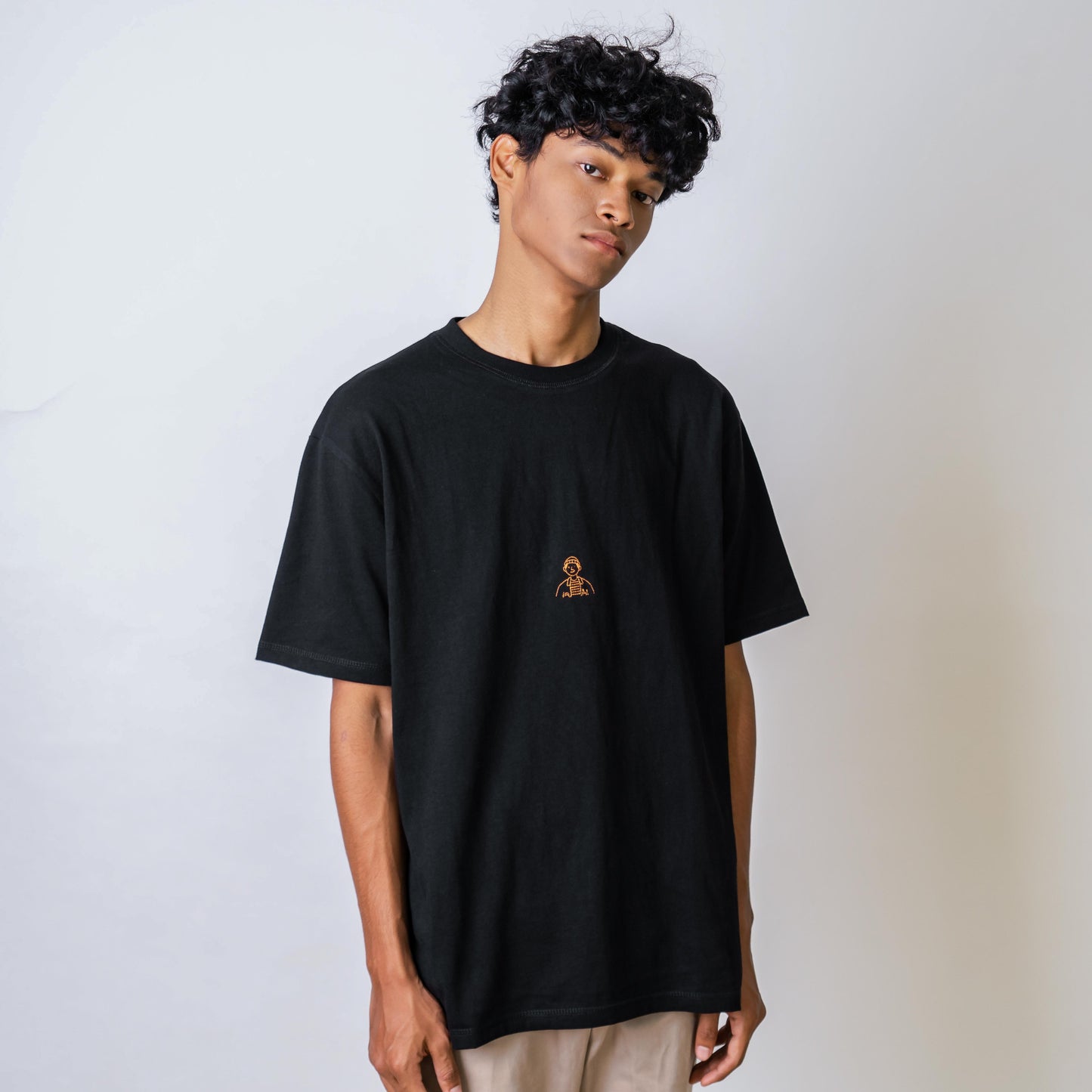 Peoplefeed Wash Black Tees