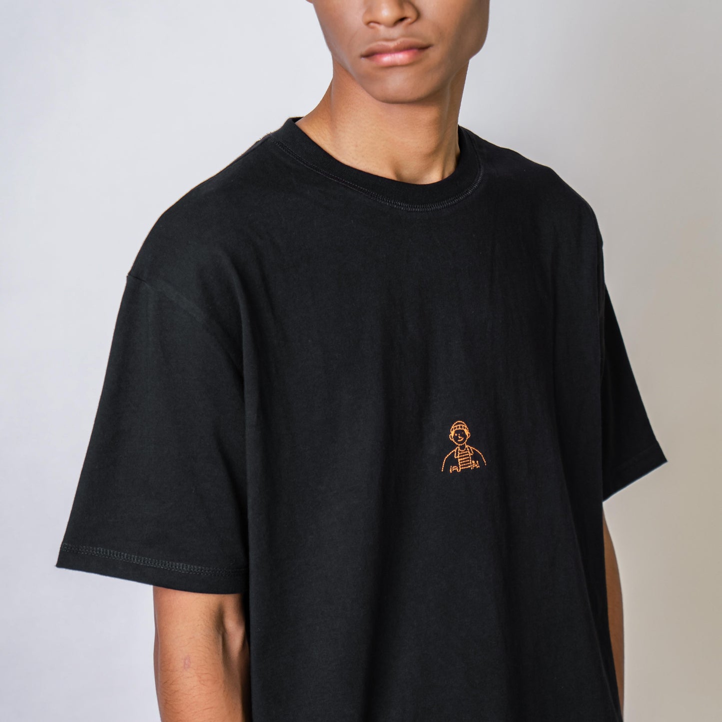 Peoplefeed Wash Black Tees