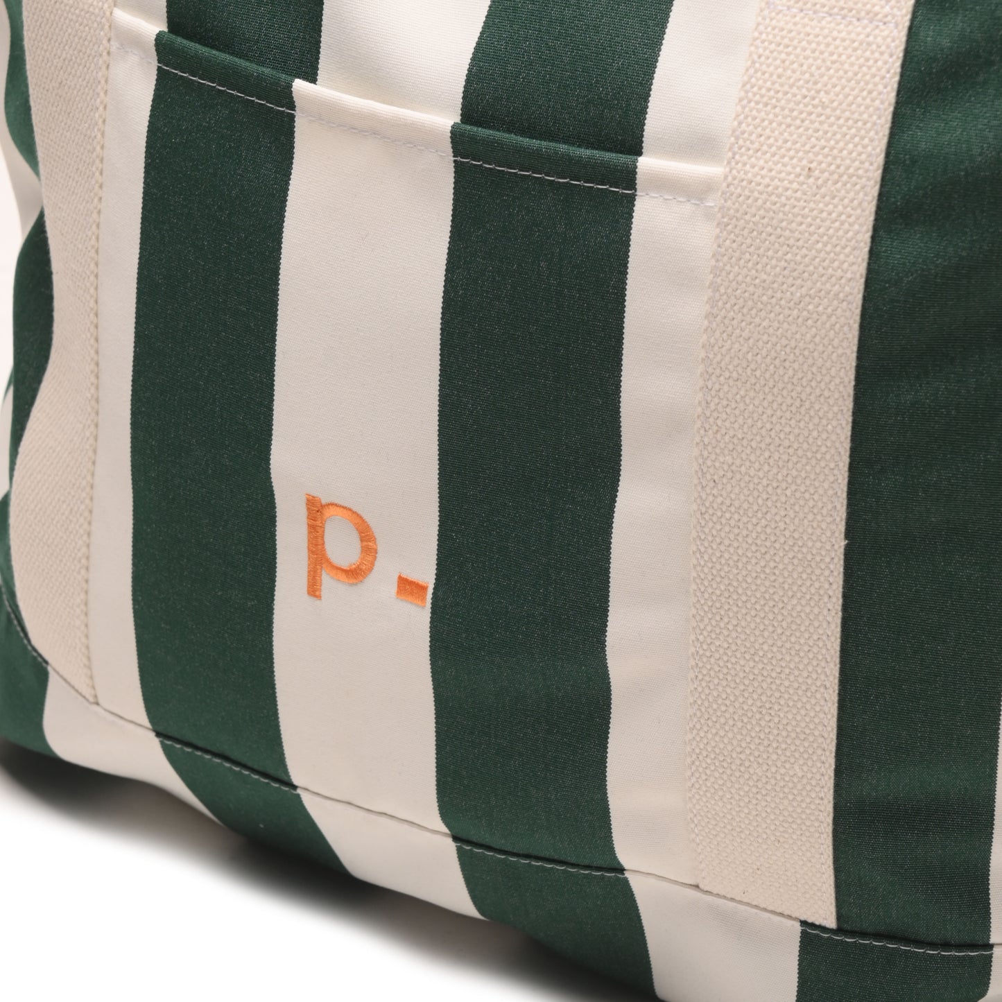 Striped Green Everyday Boat Totebag