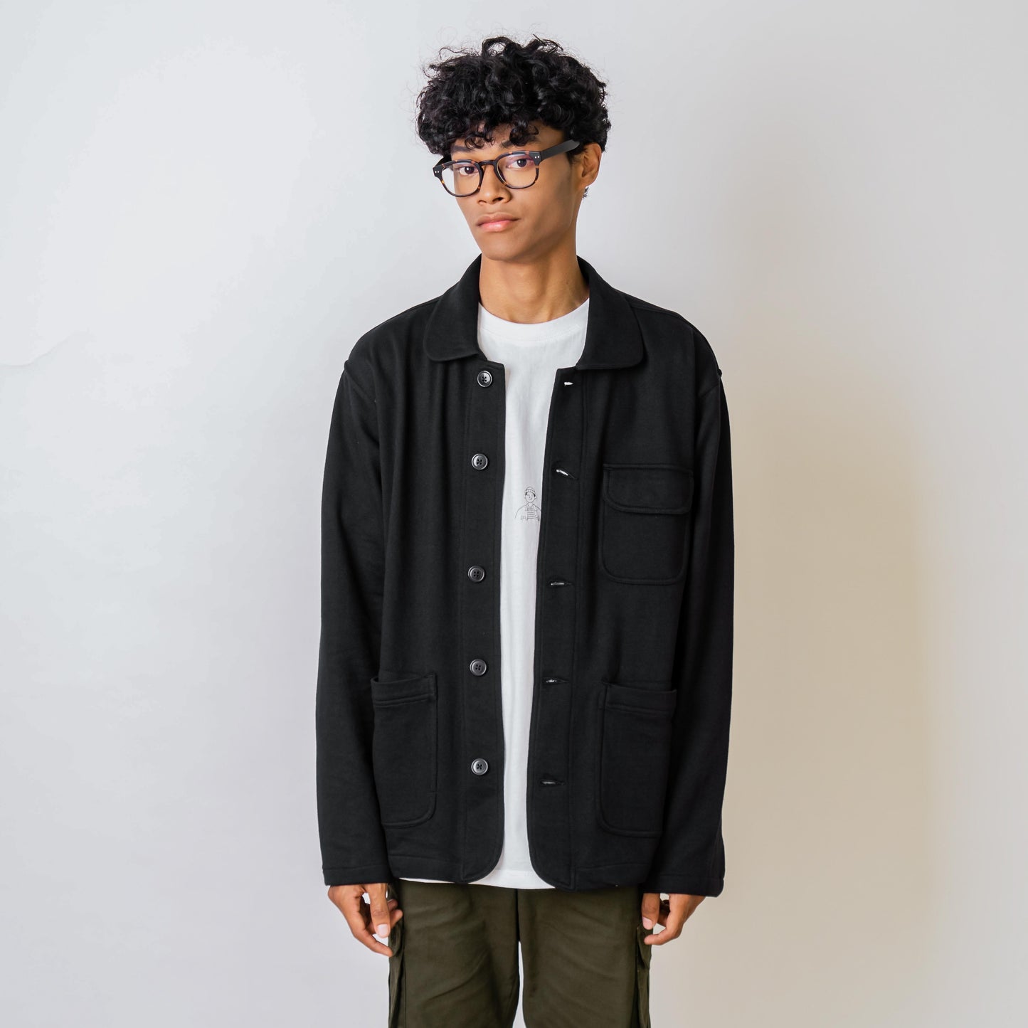 Black Sweat Work Coverall