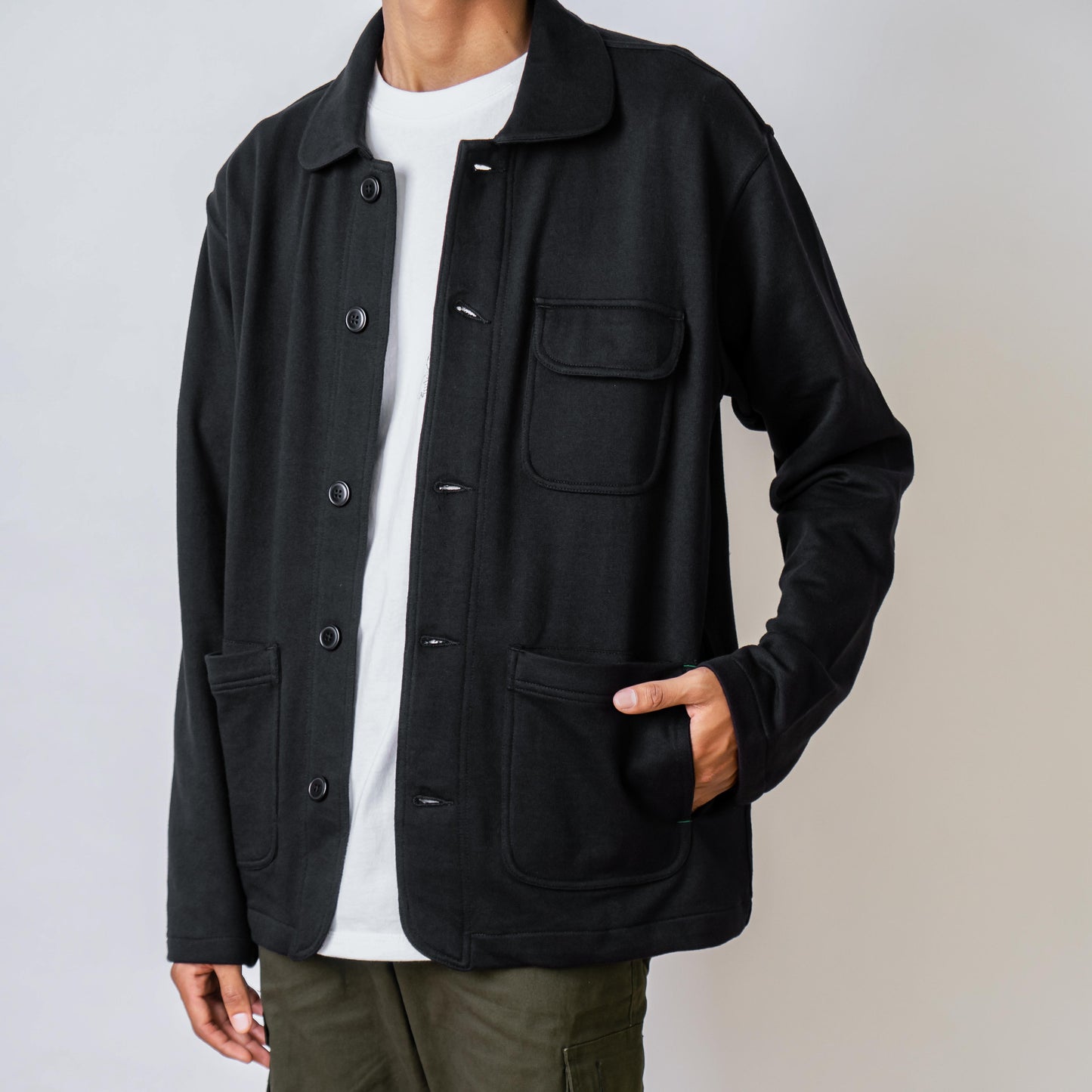 Black Sweat Work Coverall