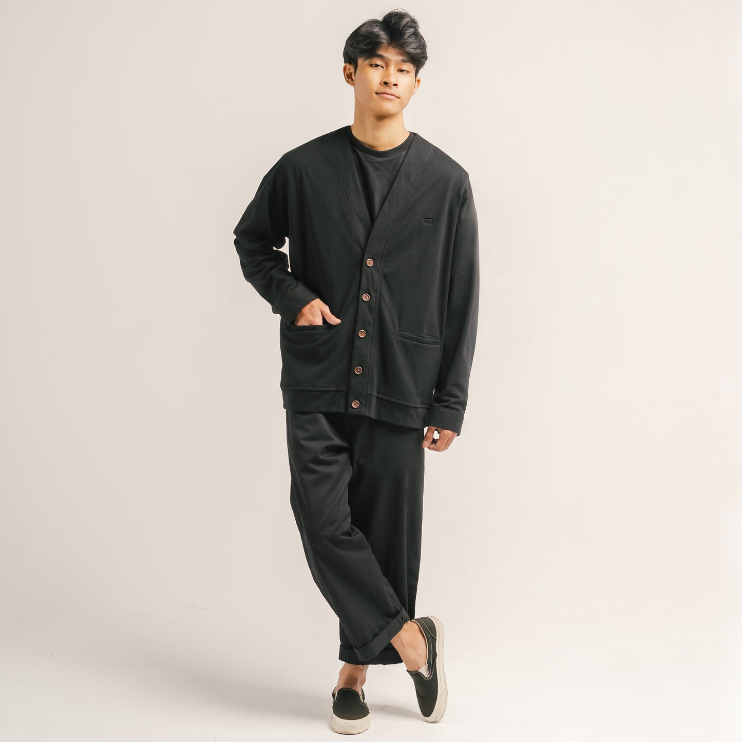 O-Cardigan Black