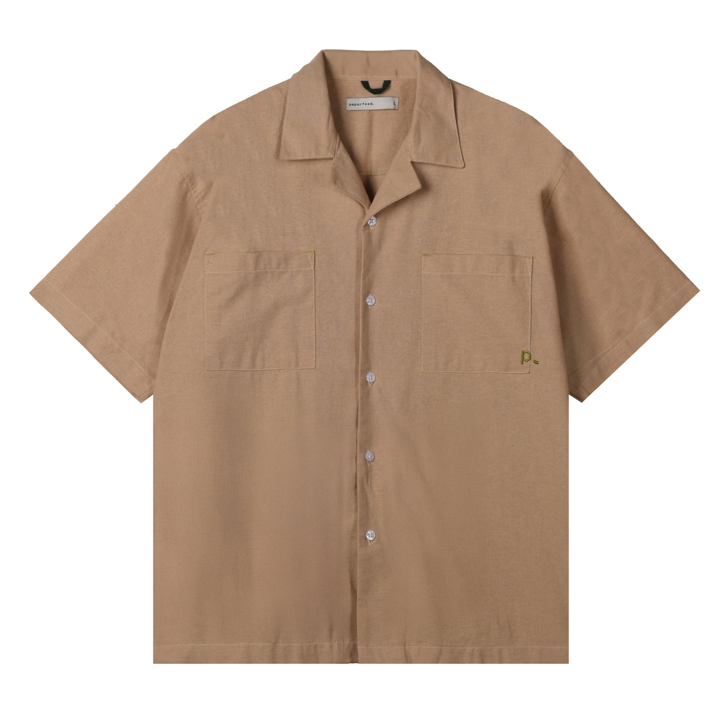 Khaki Essential Camp Shirt