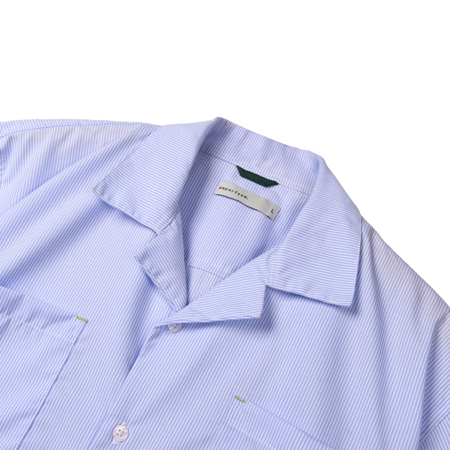 Striped Lt.Blue Essential Camp Shirt