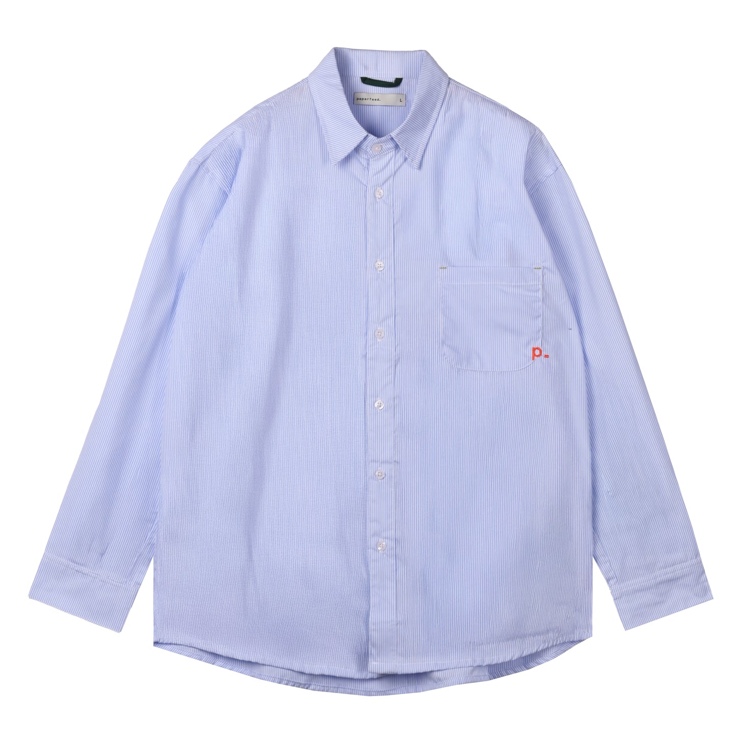 Striped Lt.Blue Essential Regular Shirt