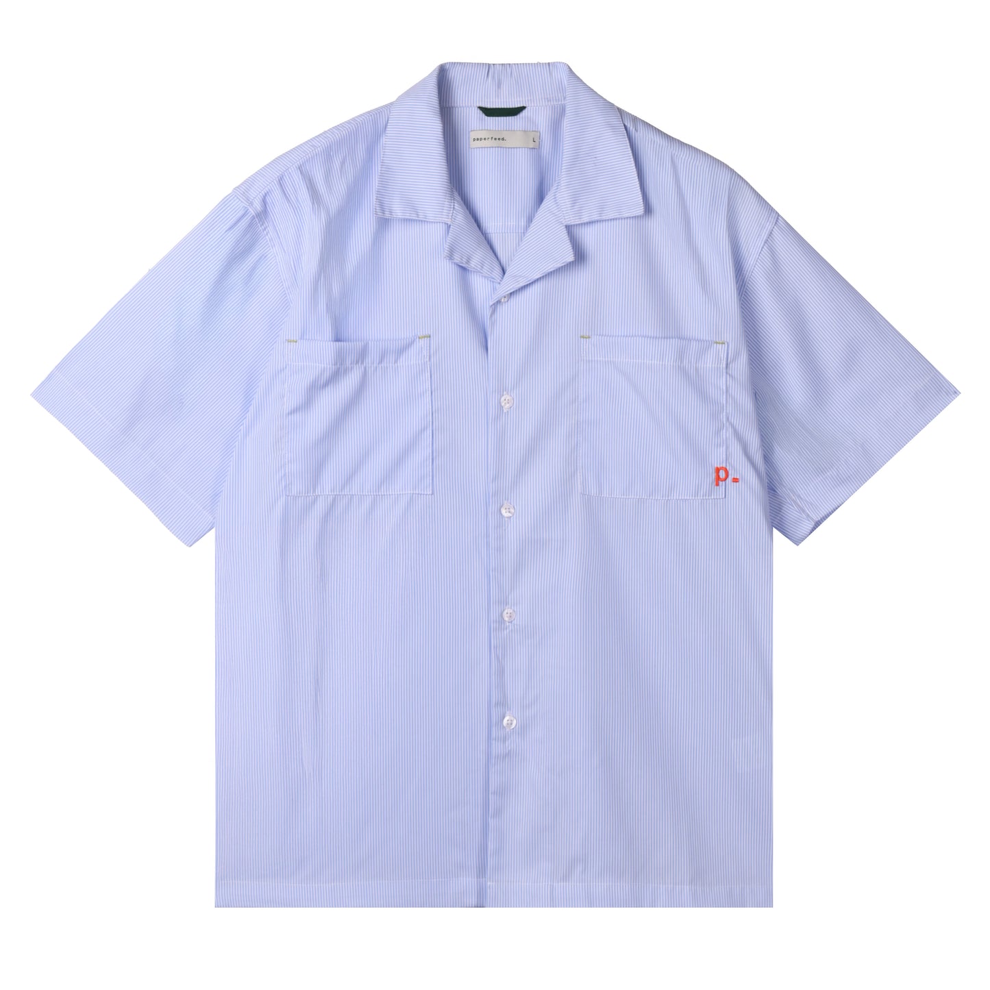Striped Lt.Blue Essential Camp Shirt