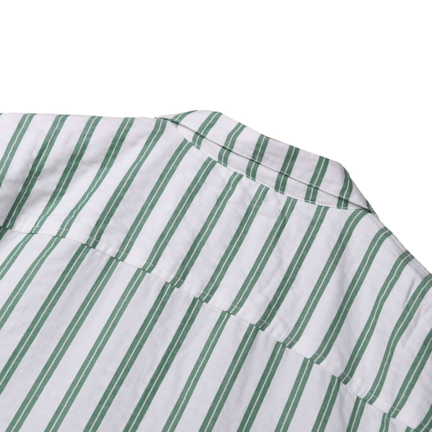 Striped Green Essential Camp Shirt