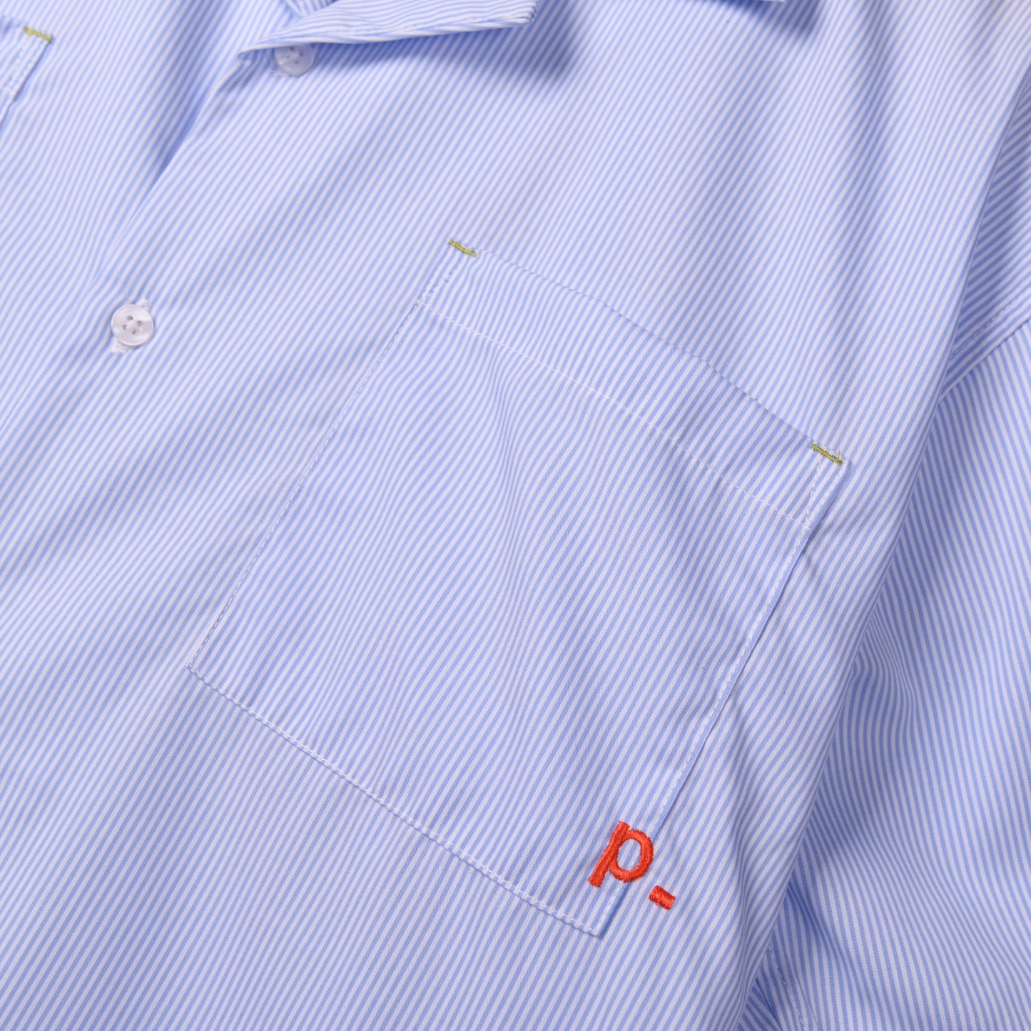 Striped Lt.Blue Essential Camp Shirt