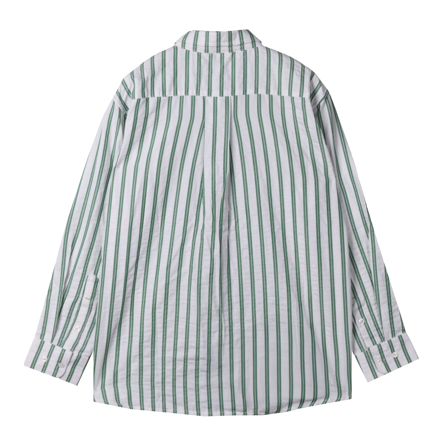Striped Green Essential Regular Shirt