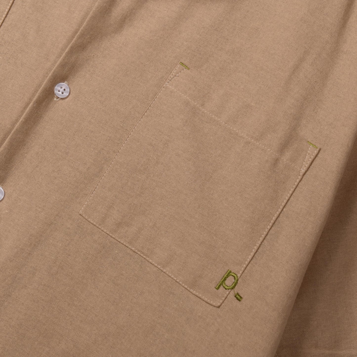 Khaki Essential Camp Shirt