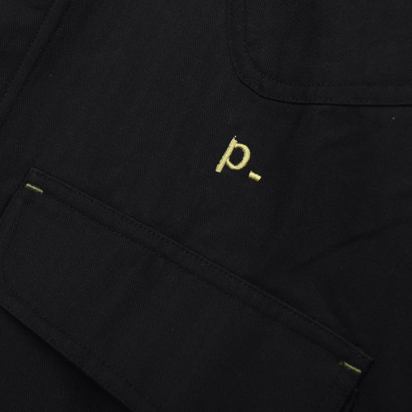 Black Herringbone Essential Jungle Field Jacket