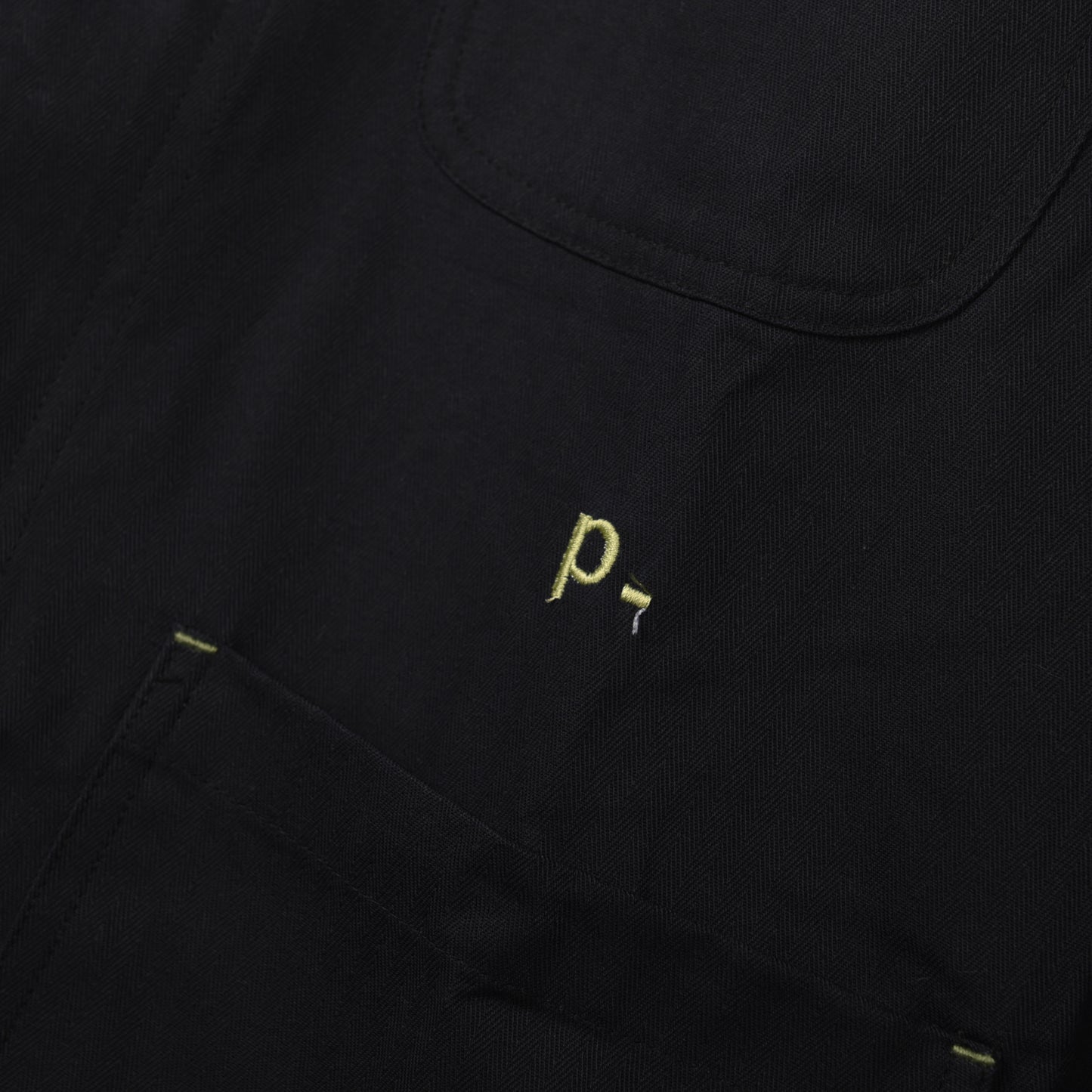 Black Herringbone Essential OG Coverall Jacket