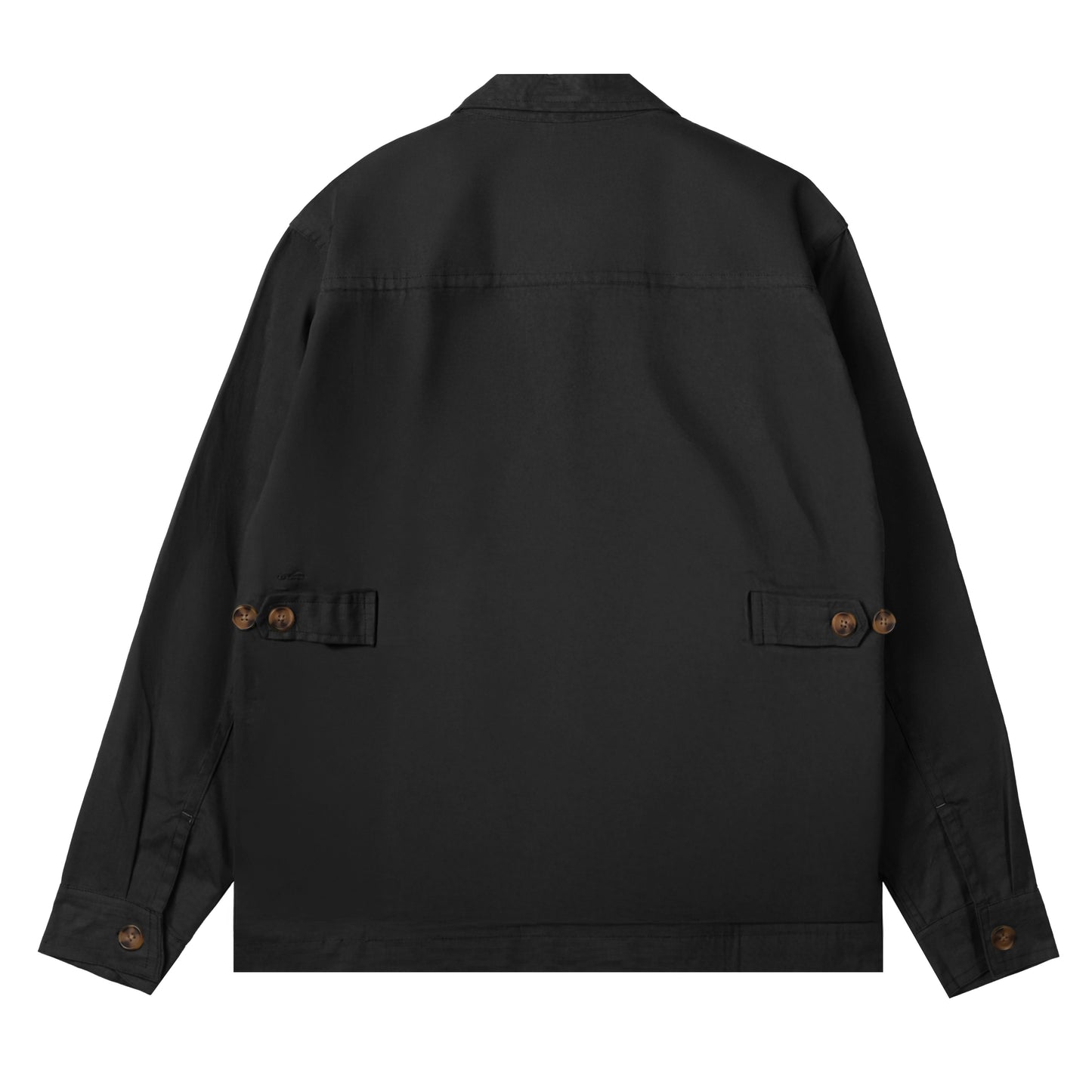 Black Herringbone Essential Jungle Field Jacket