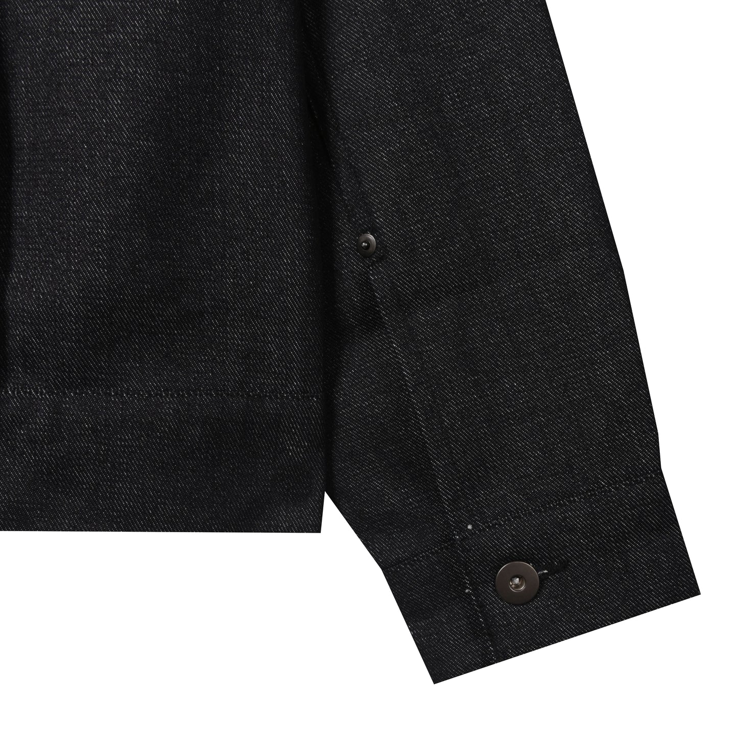 Black Denim Essential Classic Trucker Jacket