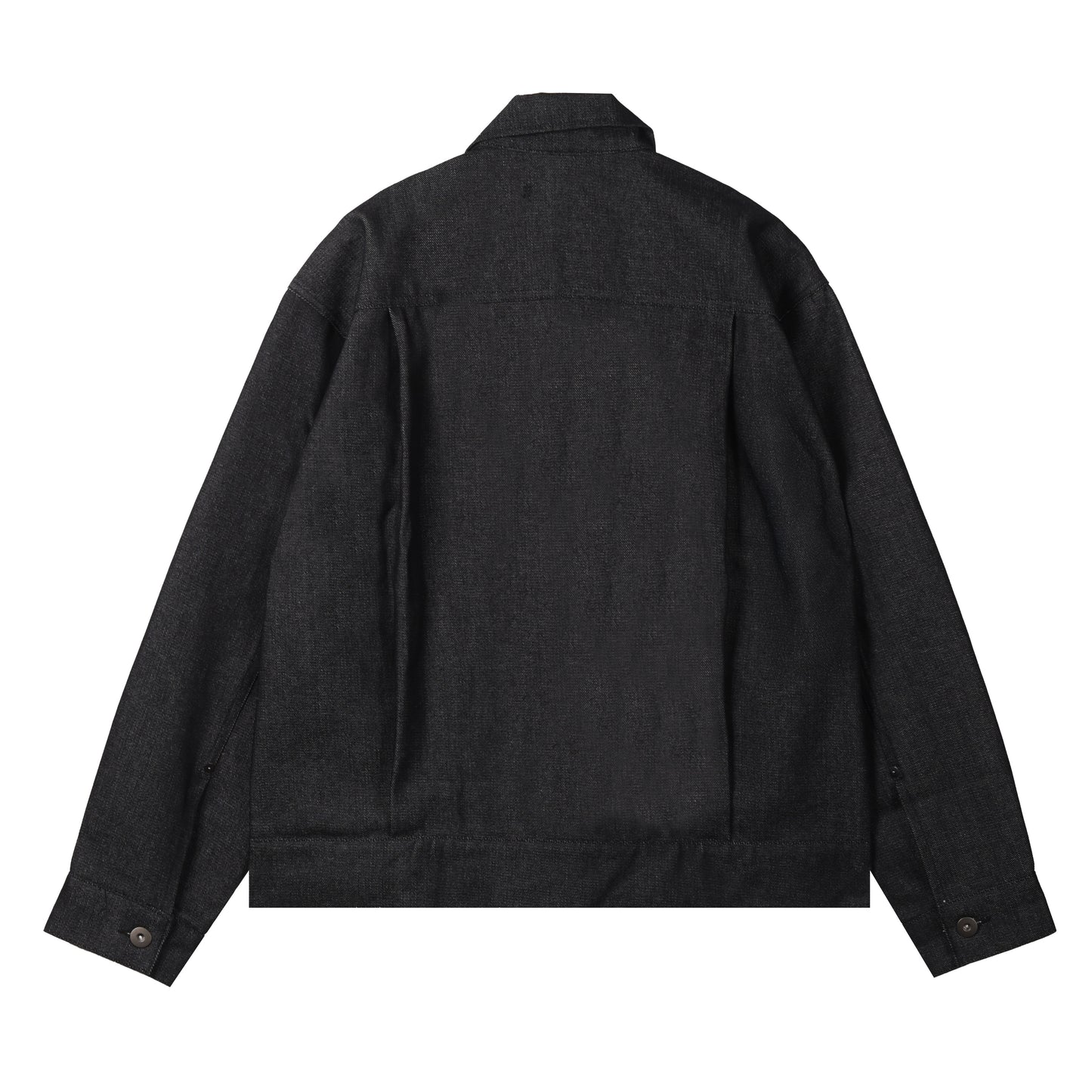 Black Denim Essential Classic Trucker Jacket