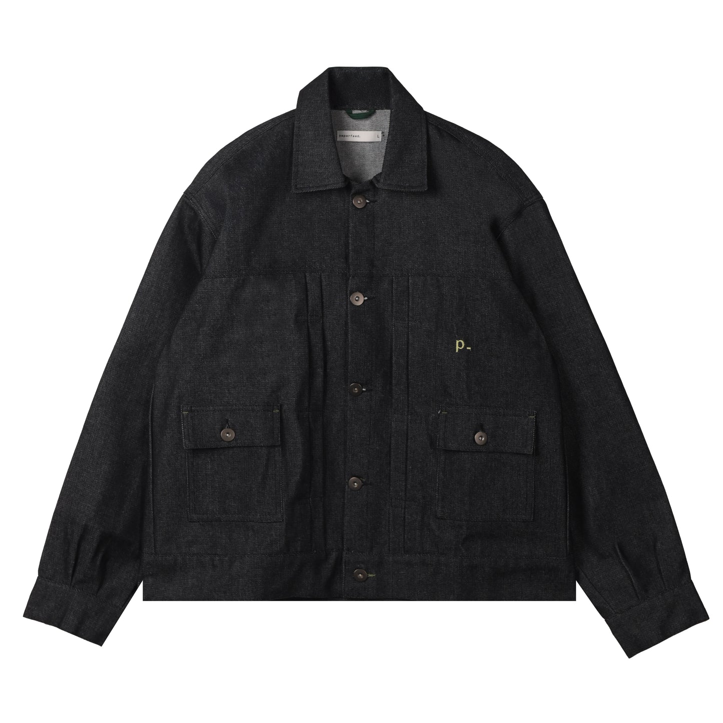 Black Denim Essential Classic Trucker Jacket