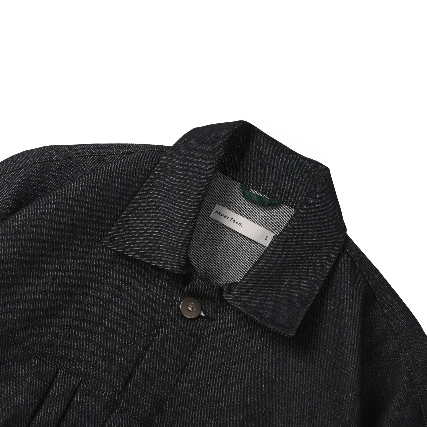 Black Denim Essential Classic Trucker Jacket