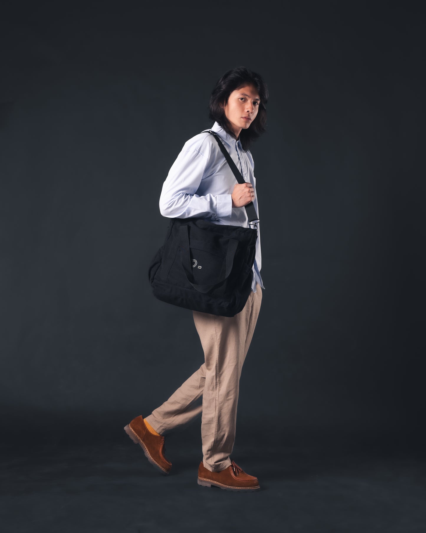 Black Everyday Three-Way Bag