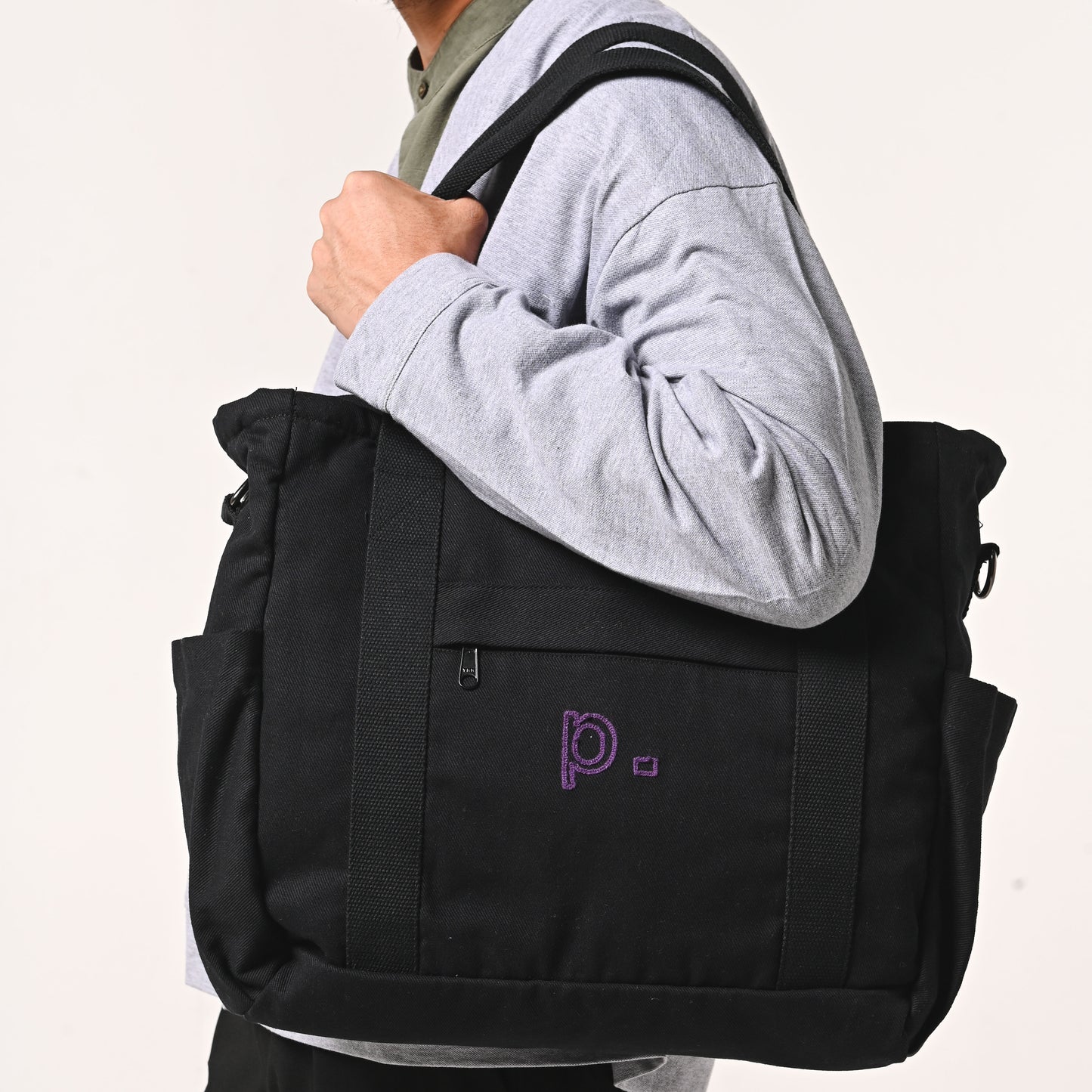 Black Everyday Three-Way Bag