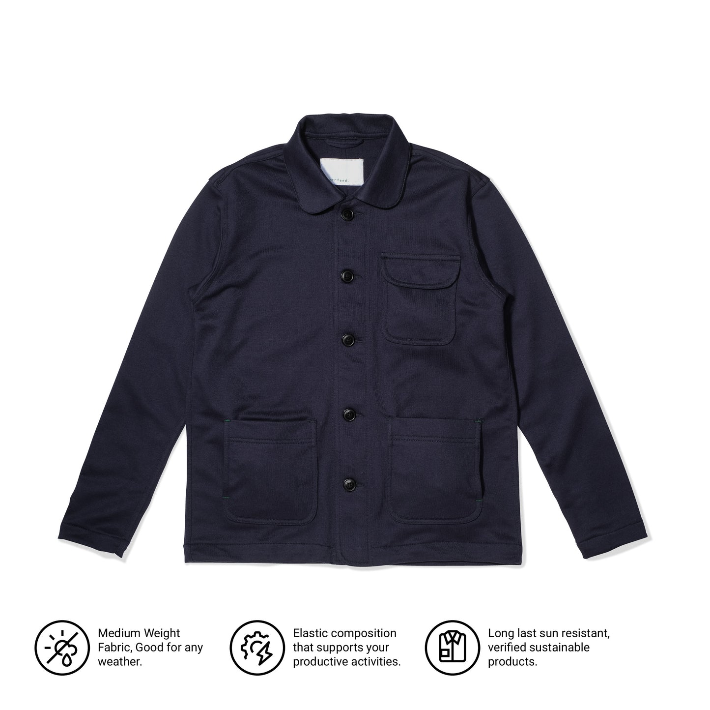 Navy Sweat Work Coverall