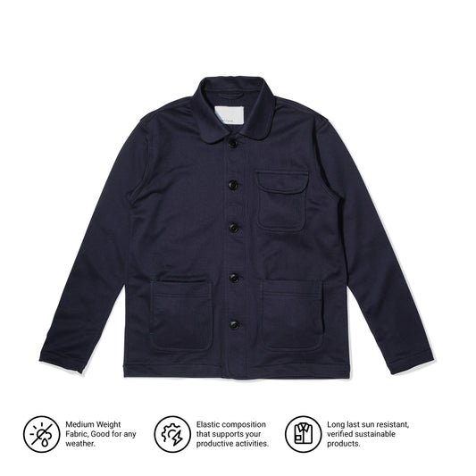 Navy Sweat Work Coverall