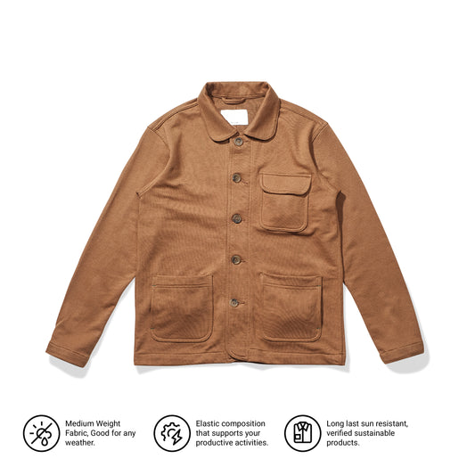 Brown Sweat Work Coverall