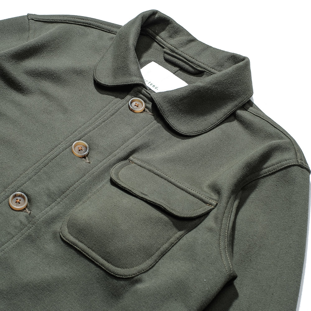 Olive Sweat Work Coverall