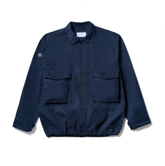 D-Zip Overshirt Navy