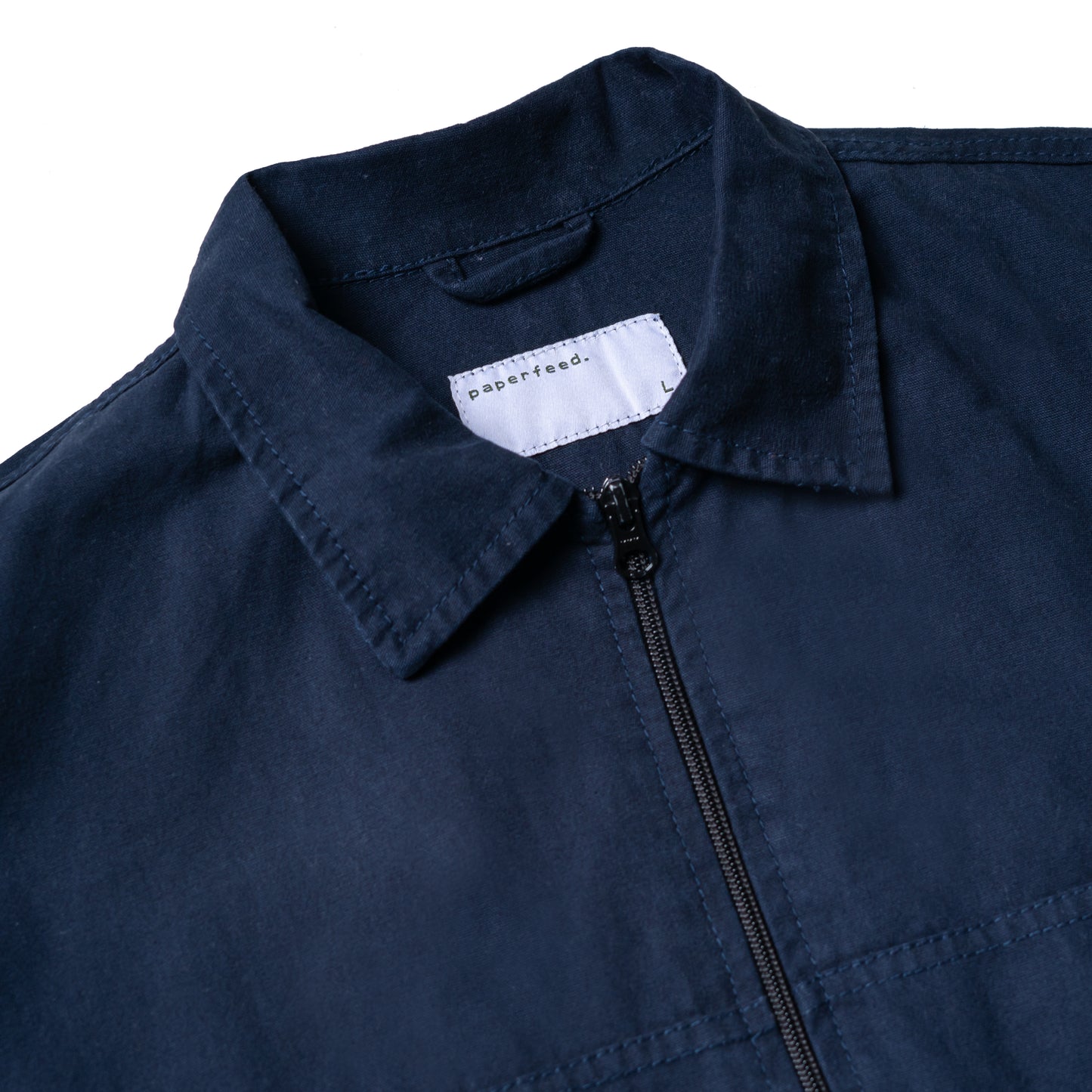 D-Zip Overshirt Navy